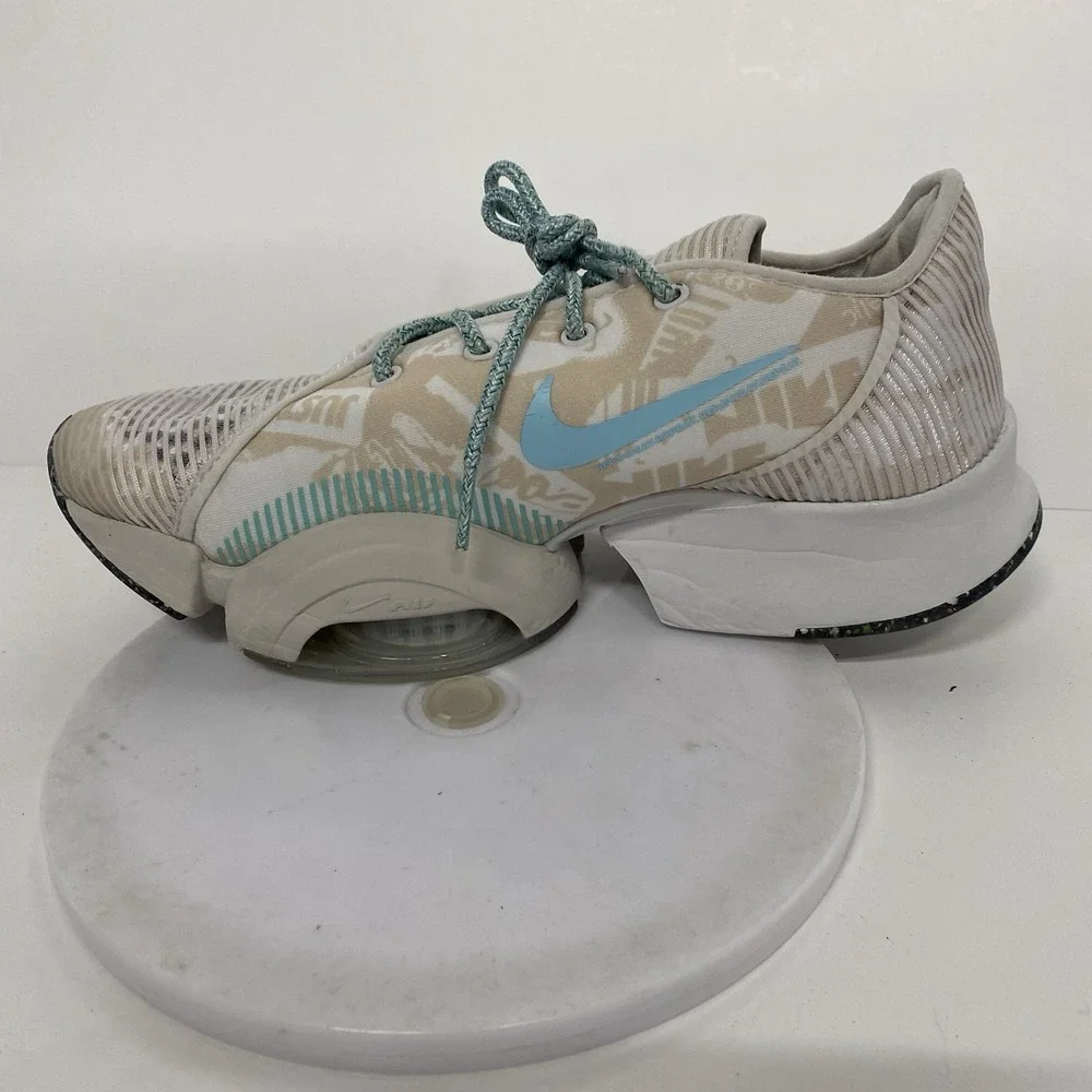Nike Shoes Women Size 8 Air Zoom Superrep 2 White Blue Running Training 3907 - Picture 8 of 16